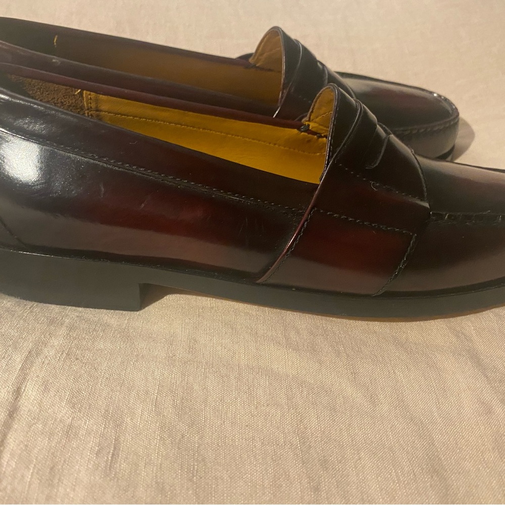 Cole Haan Mens burgundy loafers size 8.5 - Picture 8 of 16